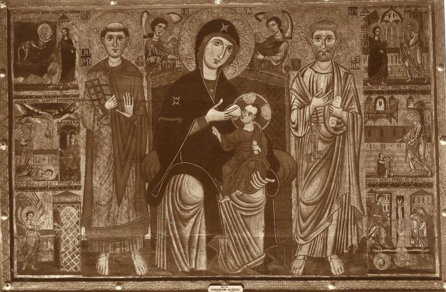 Juley, Peter A. and Son — Madonna, Saints, and scenes from the history of SS. Peter and Paul. Jarves-collection Yale University — insieme
